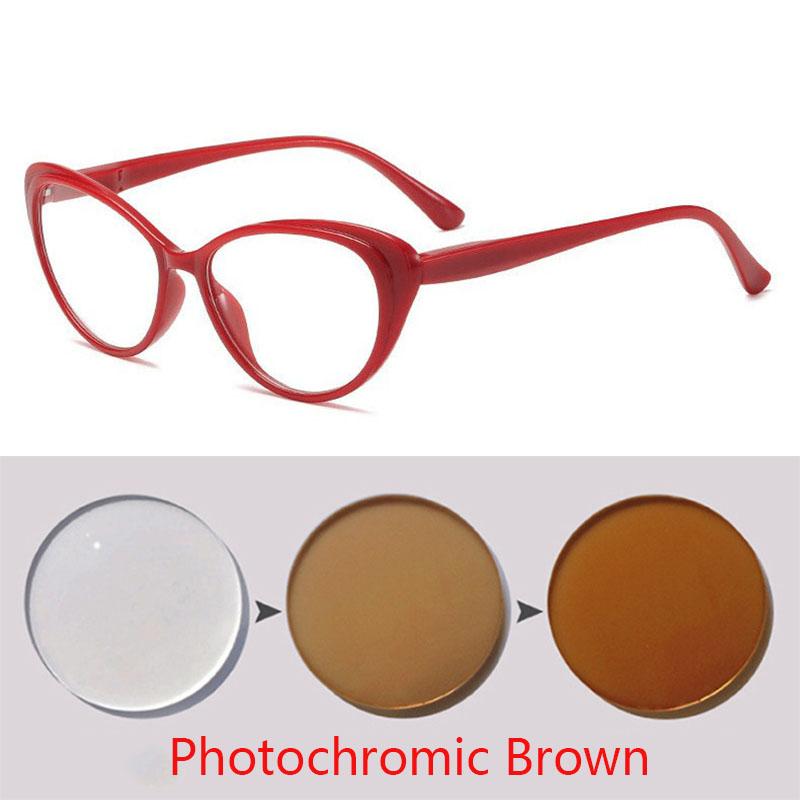Fashion Cat Eye Glasses Women Myopia Glasses Men Shortsight Prescription Eyewear -1.0 -1.5 -2.0 -2.5 -3.0 -3.5 -4.0 -6.0