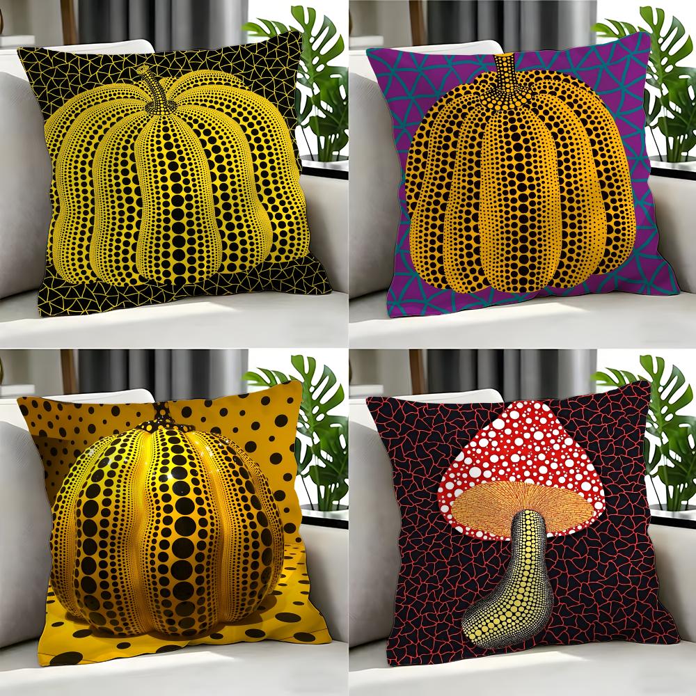 artist Yayoi Kusama Cushion Cover Cushion Cover Set Pcs x x x Pillowcase Decorative Sofa Home Decor