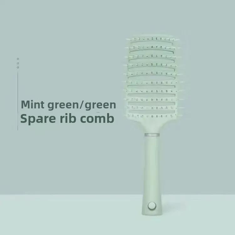 Arc-Shaped Rib Comb for Fluffy High Skull Top, Long Hair, Curly Hair, & Massaging