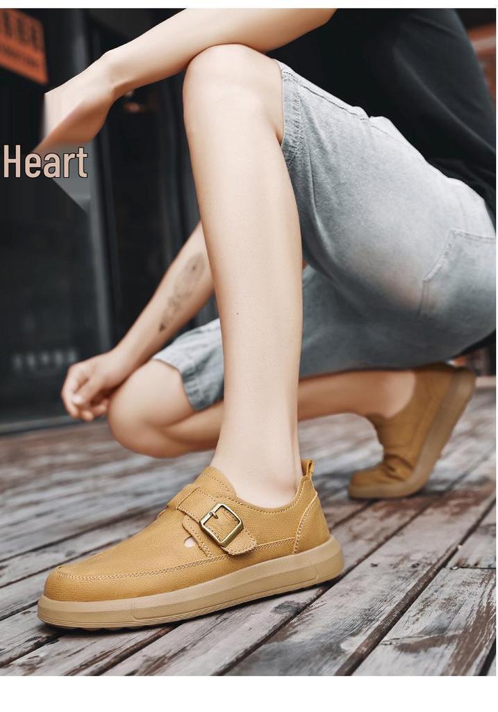 2025 Men's Lightweight Breathable Odor-Resistant Casual Shoes with Soft Sole & Wear-Resistant Flat Bottom