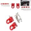 Premium Quality 2 Pcs Red Climbing Trailer Hook Buckle For 1/10 D90 Axial Scx10 Rc Cars