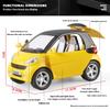 1:32 Mini Version Smart Alloy Children'S Toy Car Boy Cute Car Model With Simulated Sound And Light, Door Opening