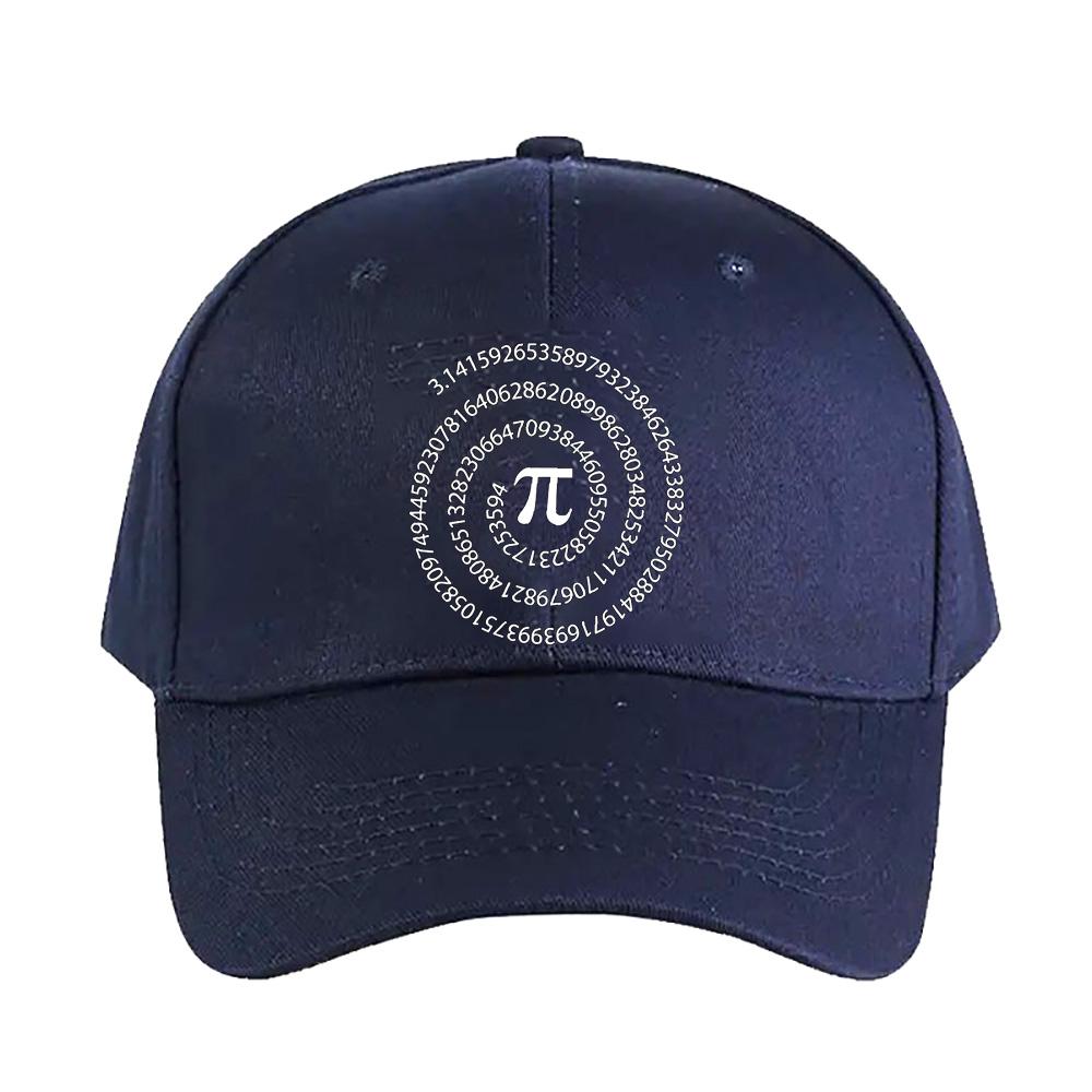 funny pi day Summer Woman Man Adult Peaked Hat Fashion Casual Adjustable Printed Baseball Caps Funny Dad Trucker Cap