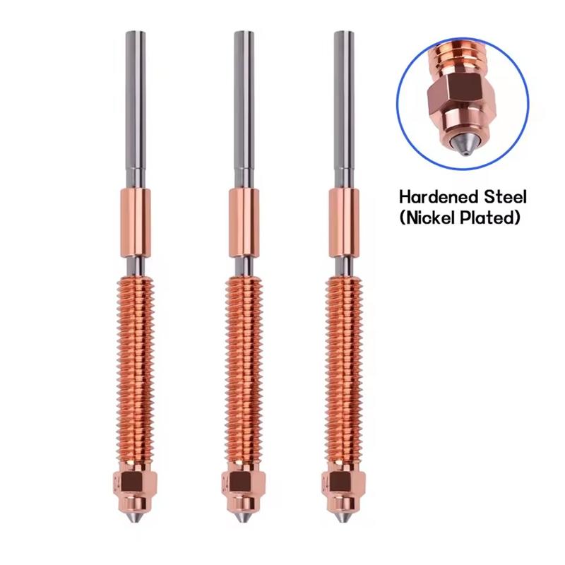 Pièces d'imprimante 3D pour Creality K2 Plus Kit de buse à échange rapide Buse en acier trempé Conception entièrement métallique pour buse d'imprimante 3D K2 Plus