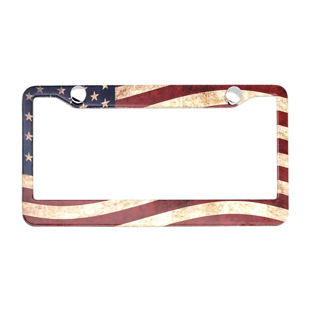 250th Anniversary Cars Plate Frame Easy To Install American Flag Car Tag Frame for Patriots Festival Celebrations Anniversaries