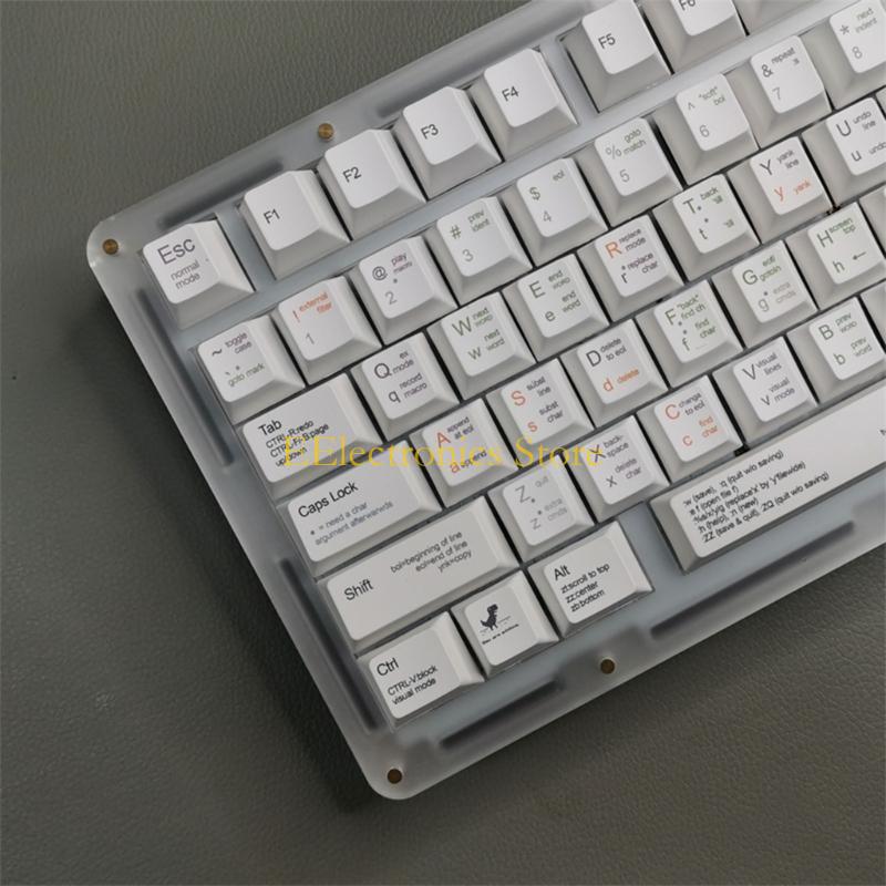 B03C 129 шт. PBT DyeSublimations Колпачки клавиш Программист Чехол для механических клавиатур China Mainland