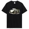 Classic Car Tops T Shirt Classic Car Pattern TShirt For Unisex Creative Graphic Clothing Oneck Custom Printed Cotton Tshirt