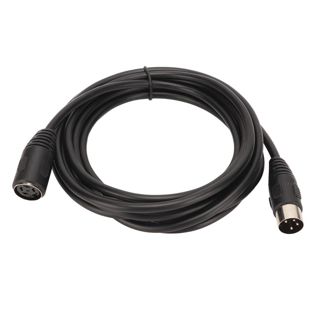 3m/9.8ft 4 Pin DIN Connector Cable Extension Power Cord for Car AV Equipment