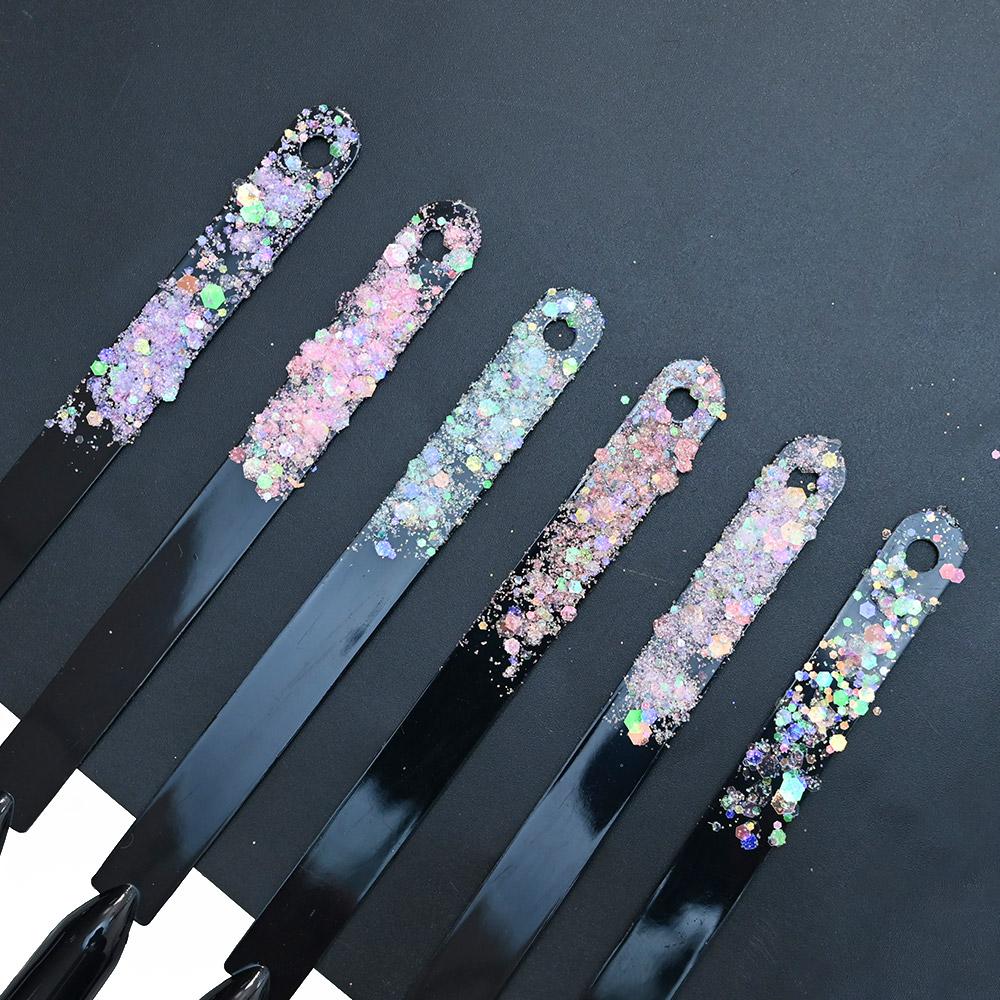 50g/Bag Opal Powder Nail Glitter Pink Purple White Mix Summer Color Nails Art Sequins Flakes Supplies for Nail Makeup Decoration