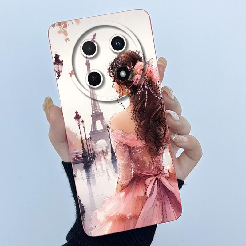 Case For Huawei Nova 12i / Nova 13i Sweet Girls Cats Soft Silicone Shockproof Back Cover For Huawei Nova12i 12 i 13 i Casing