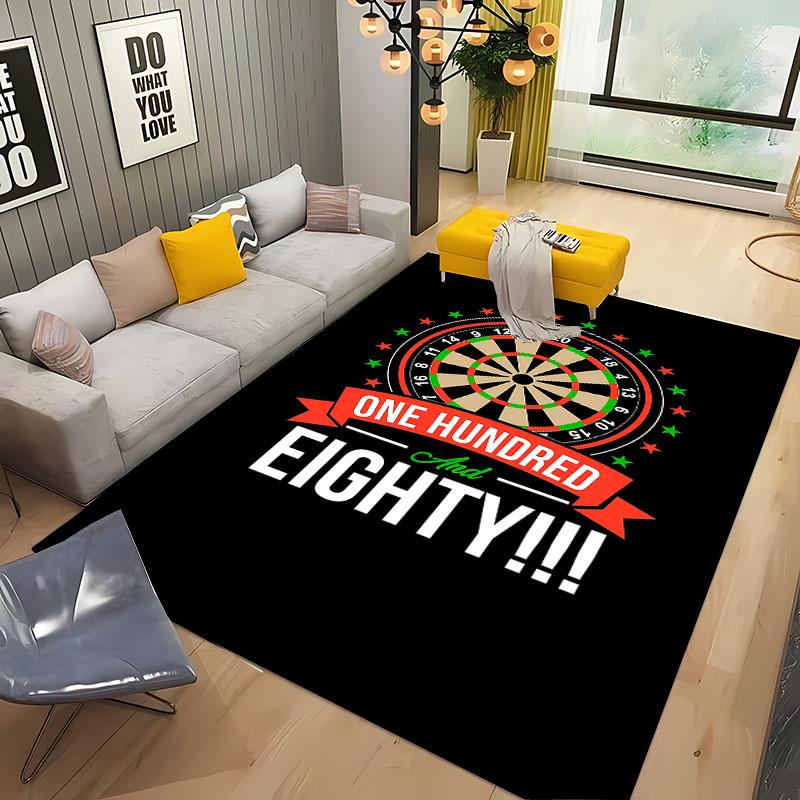 Dart Target Carpet for Living Room Bedroom Hallway Long Strip Alfombra Anti-slip Soft Area Rug Sofa Doormat Home Decor Tapete HD