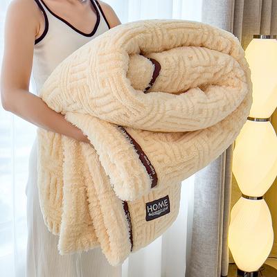 2025 Nieuwe Halfzijdige Fleece Herfst Winter Deken voor Bed Zacht Pluizig Warm Sofaovertrek Dekens Glade Een Comfortabele Warmte Deken