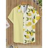 2025 New Summer Daily Fashion Short-sleeved Shirts 3D Flower-printed Men's Casual Shirts Outdoor Beach Hawaiian Style Shirts