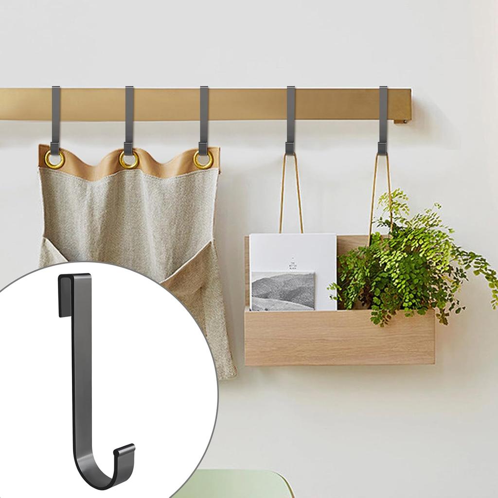 20 pcs J Grid Wall Picture Hooks, Hanging Sink Grid Hooks, Aluminum Pot Racks for Retail, Displaying Photos, Art Exhibit, Painting, Convenience Store