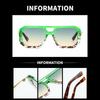 Sunglasses Men Art Geometry Double Frame Eyeglasses Double Beam Eyeglasses Square Shape Frame Modern Minimalist Commuting Items