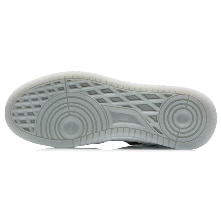 Li Ning Mystic Layer Pro Coverage Thermal Slip Resistant Low Top Skateboard Shoes Men's White Gray AGCR313-5