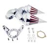 Motorcycle Double Spike Air Cleaner For Harley Davidson CV CARB V-TWIN EFT SPORTSTER