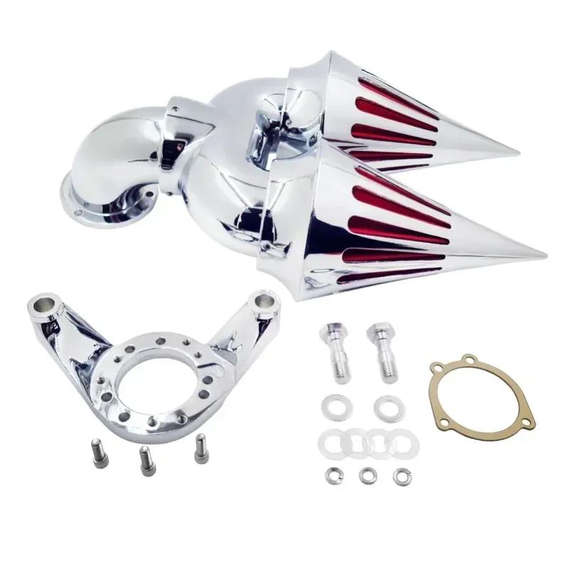 Motorcycle Double Spike Air Cleaner For Harley Davidson CV CARB V-TWIN EFT SPORTSTER