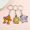 Kawaii Jigglypuff Pink Girl Keychains for Kids Cute Anime Pikachu Squirtle Psyduck Charmander Souvenirs Gift