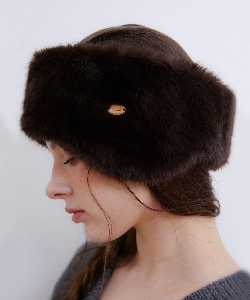 Hallen Plush Fur Earmuff (C075_Brown)