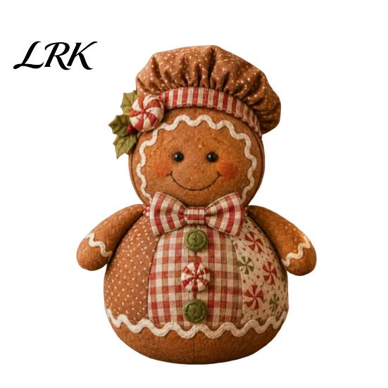 Kit di Assemblaggio Bambole Morbide Patchwork Natalizio Kit Fai da Te, Materiali per Cucito su Stoffa Artigianato di Babbo Natale con Cartamodelli Angelo Gnomo Animale Kit di Artigianato per Principianti,