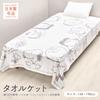 Nishikawa Snoopy Imabari Towel Blanket Single Washable Paffir Cotton Friends PEANUTS GANG Soft To the Touch Made In Japan White FR05100607 PN5601BD