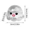 Jouet sensoriel poulpe à presser Caoutchouc Cristal Transparent Poulpe Jouet de relaxation pour les mains Jeu de coiffure à bulles fait maison Pour enfants Adultes Jouet à pincer
