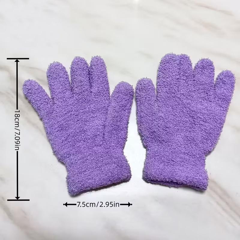 1Pair Anti Pilling Student Cute Writing Warm Gloves Gift Winter Fashion Coral Fleece Practicality Touchscreen Gloves Minimalist