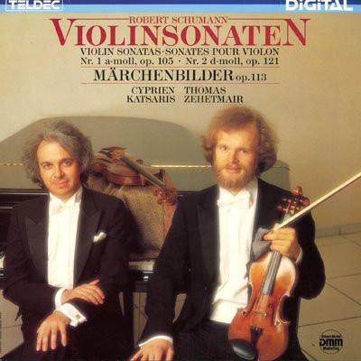 

LP Record THOMAS ZEHETMAIR CYPRIEN KATSARIS Robert Schumann Violinsonaten 643749 TELDEC 1987 Germany Classical Used