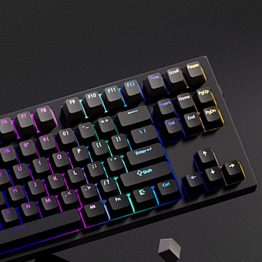 Xiaomi 2026 Ink Shadow RGB Backlit Top Print Keycaps 133 Keys OEM Profile Shine Through PBT Double Shot Keycaps for Mechanical Keyboard