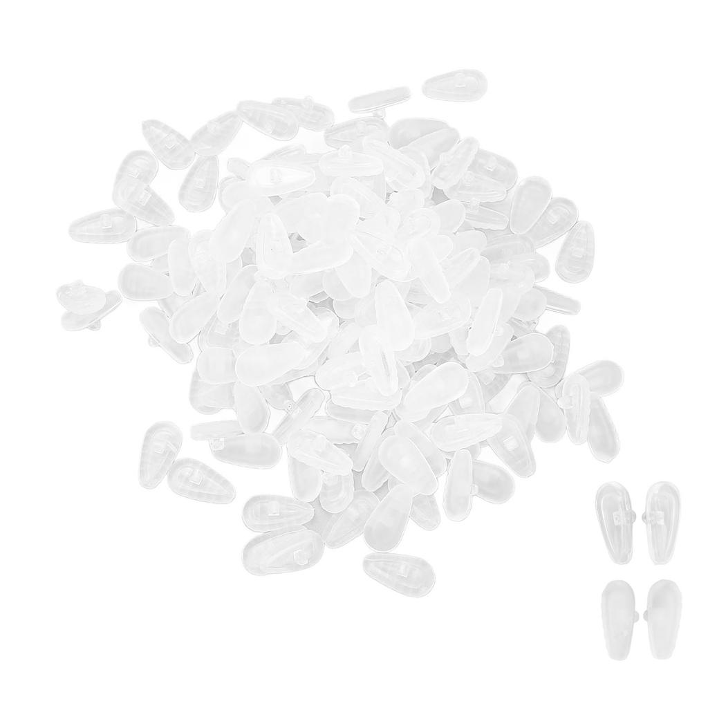100 Paar Silikon Luftkissen Nasenpads Brillen Nasenpads Nasenrückenpads Ersatz für Eyegl