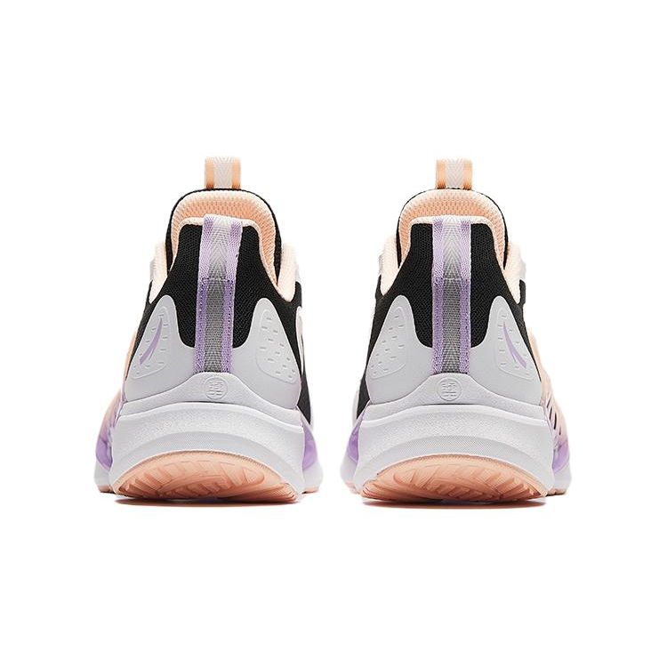 Anta Kids Monthly 2.0 Comfortable Durable Non-Slip Shock Absorbing Breathable Low-Top Running Shoes Kids Running Shoes White Black 322425518-6