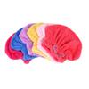 Coral fleece shower cap, adult soft absorbent dry hair towel, thickened quick-drying headtowel, cute bow dry hair cap.