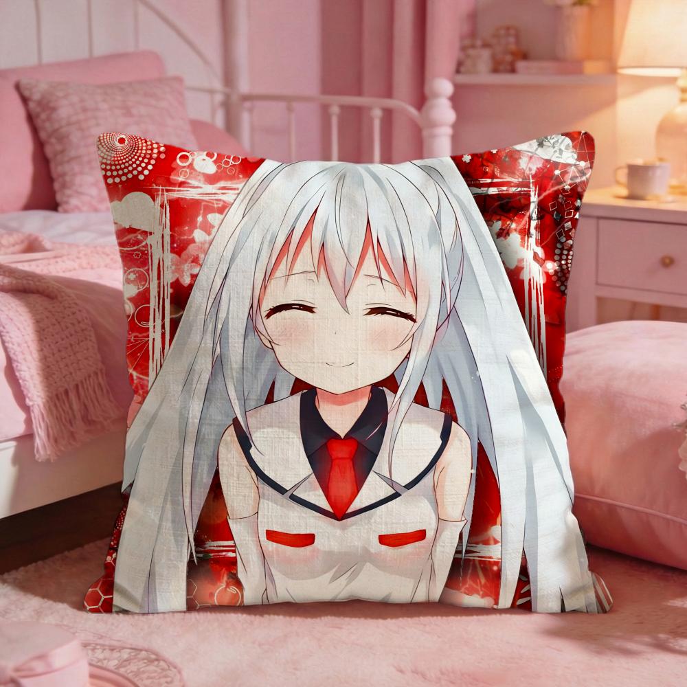 Plastic Memories Anime Cushion Cover Premium Comfort Reversible Pillow Cove Two In One Design For Any Room  Car Interior