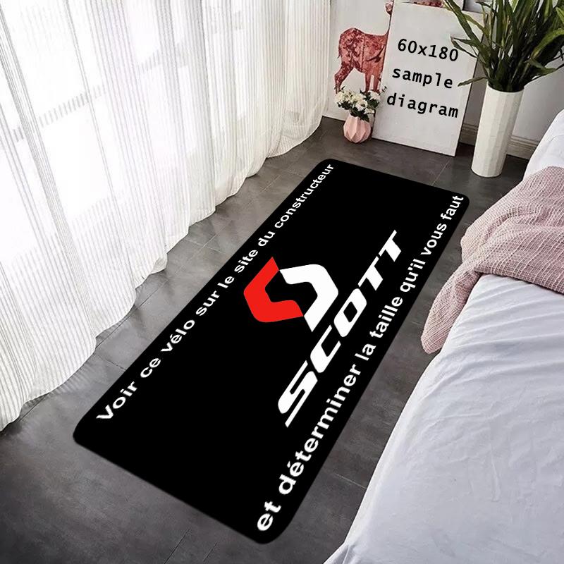 Entrance Doormat Bicycle Balcony Rugs Living Room Carpet Scott Foot Mats Bath Rug Floor Mat Ideal Gifts Non-slip House Decor