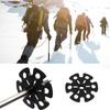 6Pcs Trekking Pole Snow Baskets Hiking Pole Replacement Tips Accessory for Snow Mud Sand
