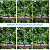 3.5W Solar Fountain Pump, Solar Water Pump Floating Fountain Built-in 1500mAh Battery, with 6 Nozzles, for Bird Bath
