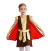 Kids Ancient Roman Warrior Costume Medieval Soldier Gladiator Outfit Historical Role Play
