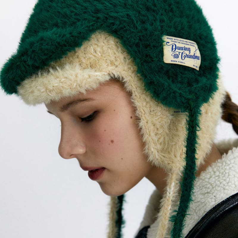 DANCING GRANDMA ANGORA TROOPER : VIVID GREEN