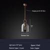 Luxury All-Copper Crystal Pendant Light for Dining and Bedroom