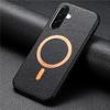 Luxury Leather Magnetic Attraction Case For Samsung Galaxy A37 A57 A16 A26 A36 A56 A53 A54 5G Wireless Charging Anti-fall Cover