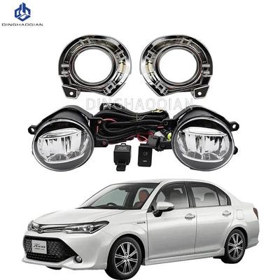 Led Fog Lights for Toyota Axio Fielder 2016 2017 Fog Light for Headlight Fog Lamp Cover Grille Bezel Harness Switch Kit