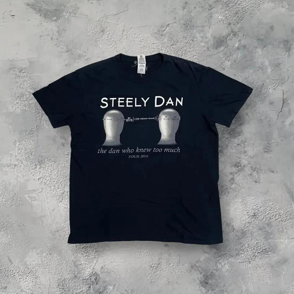 Steely Dan Band Tour 2016 graphic black color shirt unisex men women M460 Unisex T-Shirt L