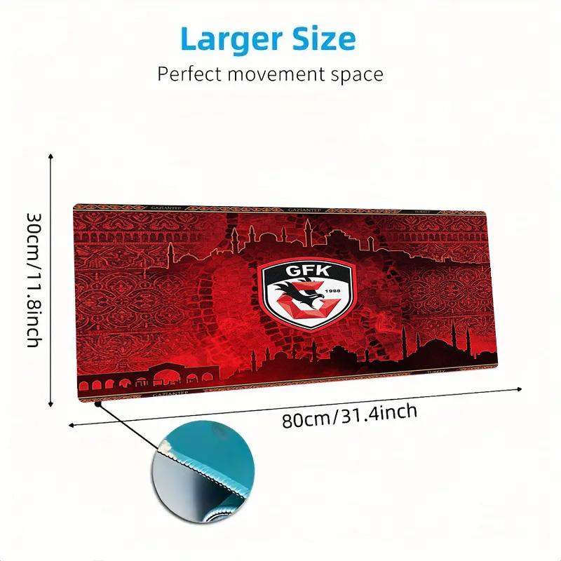 Gaziantep FK Color Mouse Pad Large Gaming Table Cushion Non-slip Laptop Tablet Big Mousepad XXL Mat Mini PC Playmat With Lock Edge