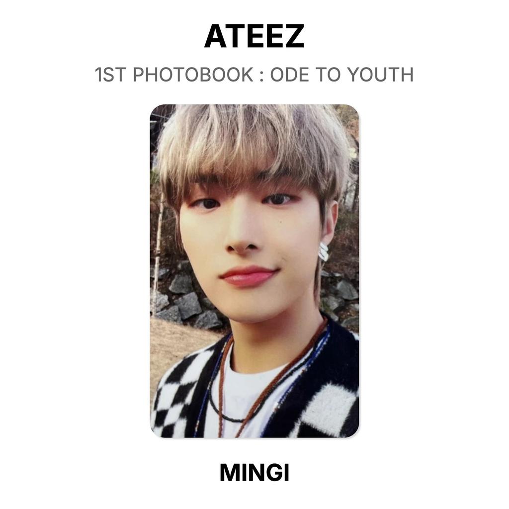 ATEEZ PRIMO FOTOLIBRO : ODE ALLA GIOVINEZZA Fototessera Ufficiale