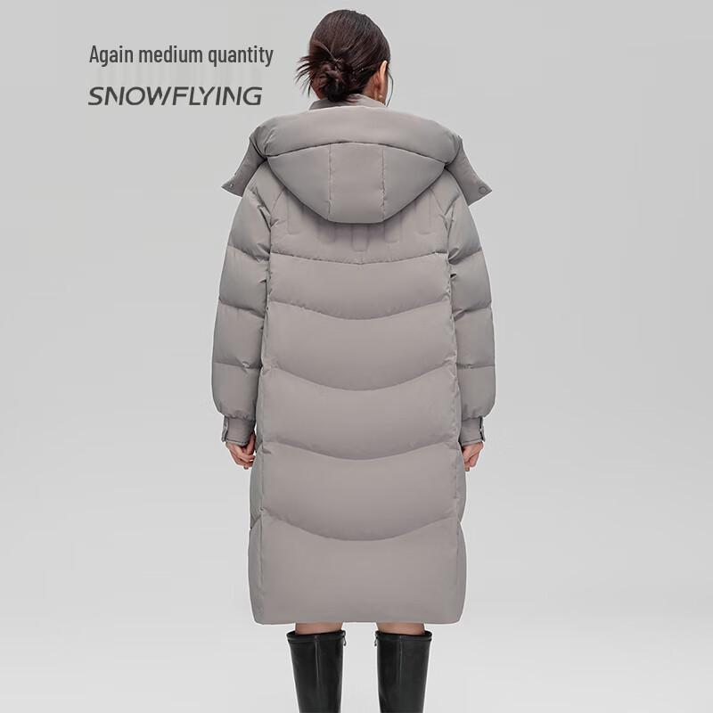 SNOWFLYING Women's Long Warm Down Puffer Coat