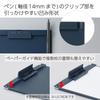 KOKUYO A4 Silent Short Edge Clipboard, Vertical, Slim, Clip, Binding, Navy, Yoh-US78DB