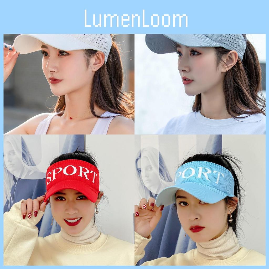 Letter Baseball Sport Cap Summer Outdoor Sunshade Breathable Sports Hat Women