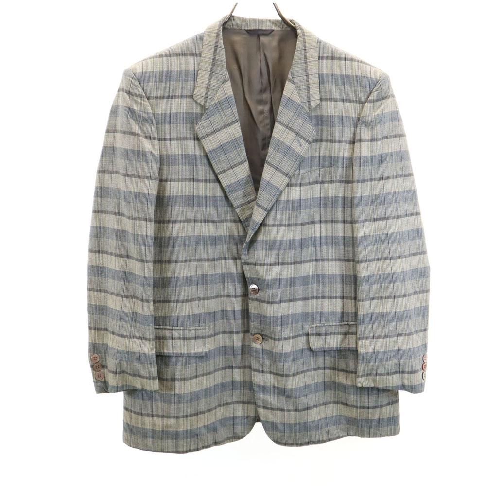 BALENCIAGA 80s 90s Made in Japan Old Check Pattern tailored jacket blazer Men's Used