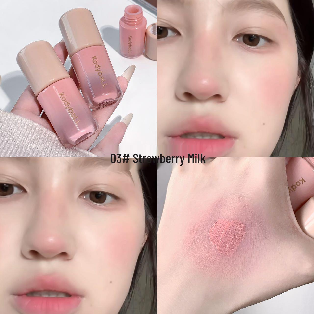 Атмосферные градиентные румяна-крем - Стойкий, осветляющий жидкий хайлайтер для лица